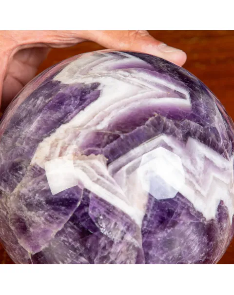 Sfera di Ametista Chevron