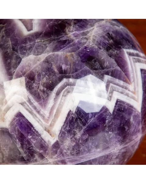 Sfera di Ametista Chevron