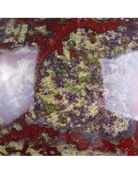 Sfera di Dragon Blood Jasper