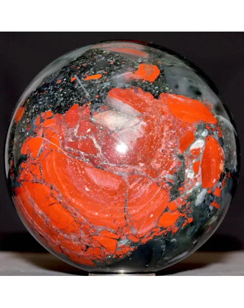 Sfera di Diaspro Sangue di Drago – Forza e Coraggio.