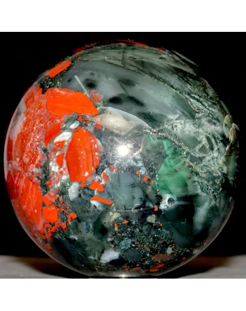 Sfera di Diaspro Sangue di Drago – Forza e Coraggio.