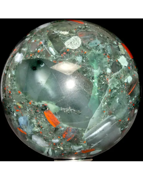 Sfera di Diaspro Sangue di Drago – Energia della Terra.