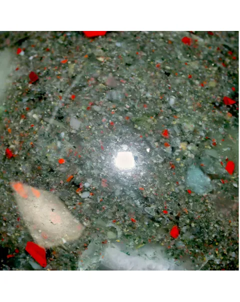 Sfera Decorativa in Diaspro Sangue di Drago, Sudafrica - Una Fusione di Natura e Mito..
