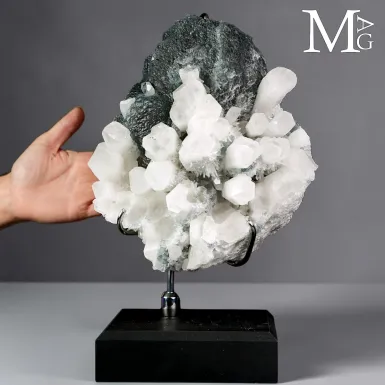 Fluorite Verde con Quarzo del Perù