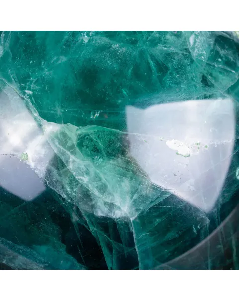 Grande Sfera di Fluorite Verde - Cristallo