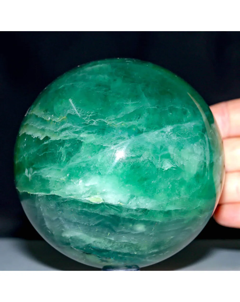 Sfera di Fluorite Verde – Cristallo.