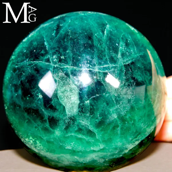 Sfera in Fluorite Verde Naturale