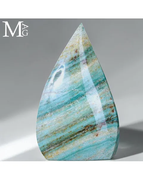 Fiamma in Fuchsite Naturale.