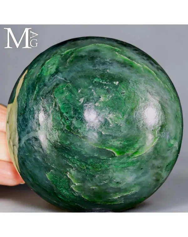 Sfera in Giada Nefrite Naturale – Pakistan