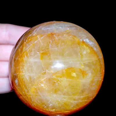 Sfera in Golden Healer (Quarzo Hematoide).