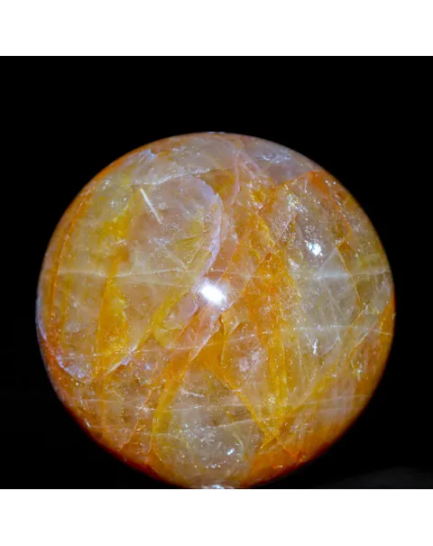 Sfera in Golden Healer (Quarzo Hematoide).