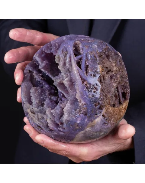 Straordinaria sfera di "Grape Agata"