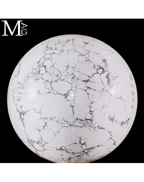 Grande Sfera in Howlite Naturale.