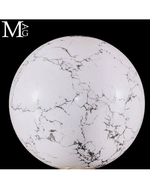 Grande Sfera in Howlite Naturale.