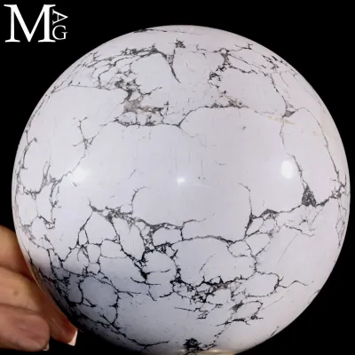 Sfera in Howlite – Diametro 110 mm