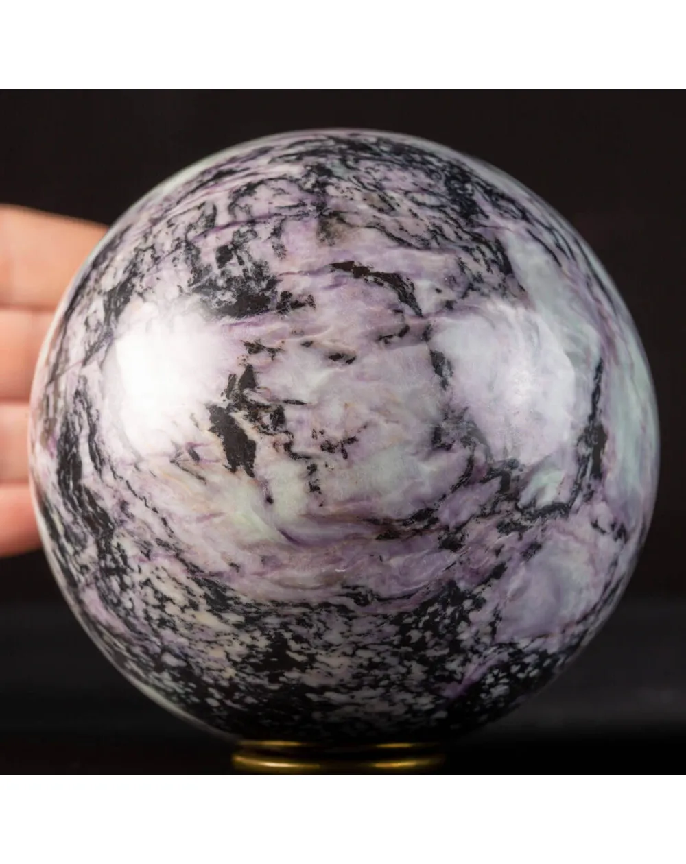 Rara Sfera di Kammererite della Miniera di Sarany.