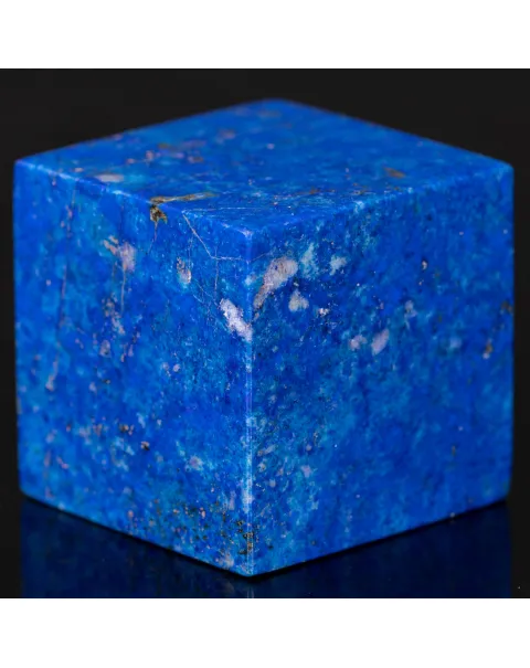 Cubo in Lapislazzuli – Taglio Geometrico Lucidato