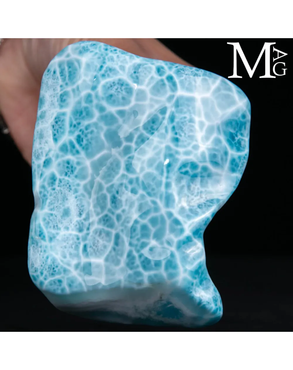 Larimar extra – Qualità gemma, Repubblica Dominicana.