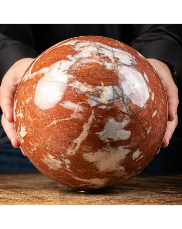 Sfera marmo Rosso Francia