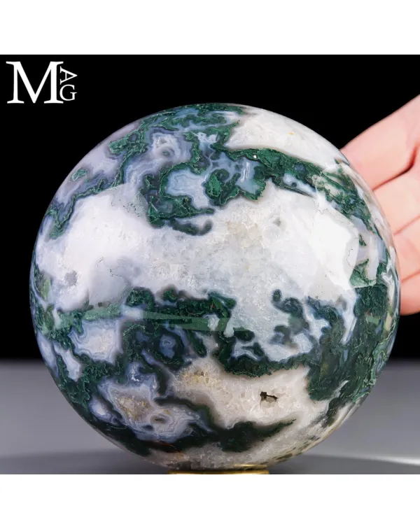 Sfera in Agata Muschiata – Madagascar