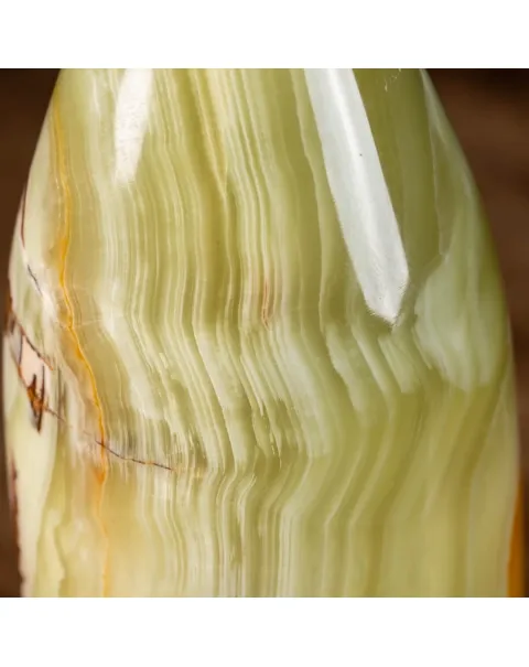 Bottiglia in Onice verde