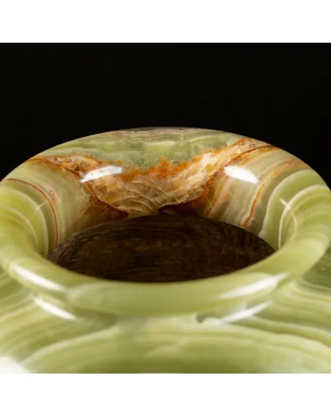 Vaso in Onice Verde