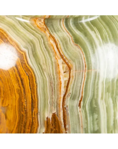 Vaso in Onice Verde