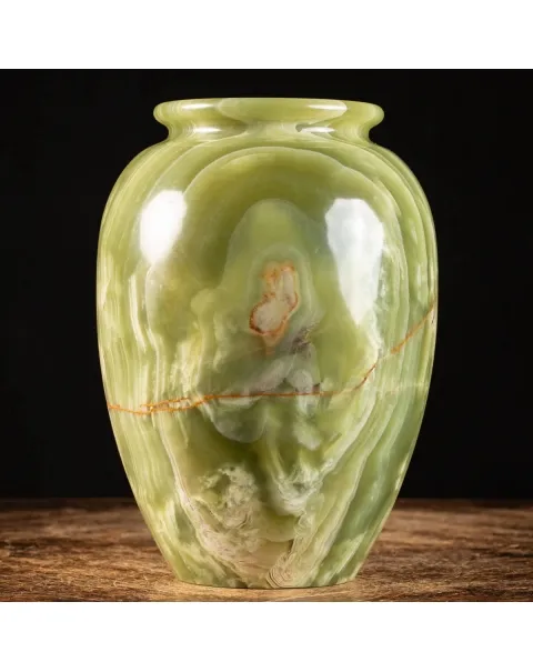 Vaso in Onice Verde