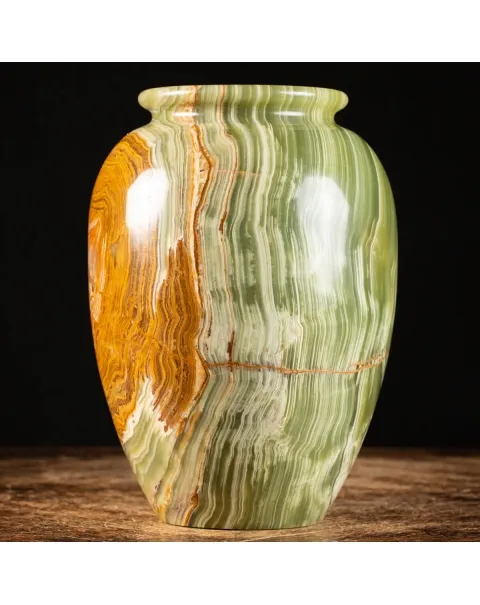 Vaso in Onice Verde