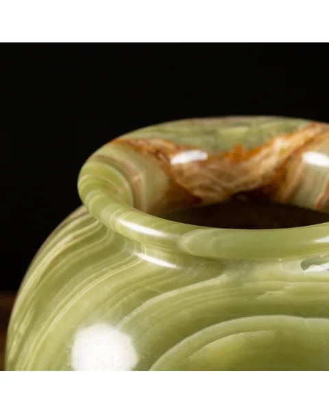 Vaso in Onice Verde