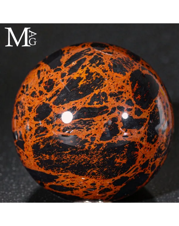 Ossidiana Mogano del Messico – Sfera Vulcanica.