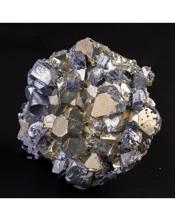 Calcopirite e Galena dalla Miniera di Huanzala, Pe...