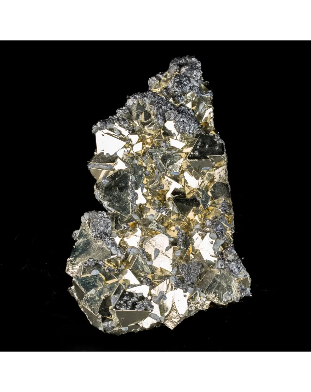 Cristalli di Pirite con Sfalerite