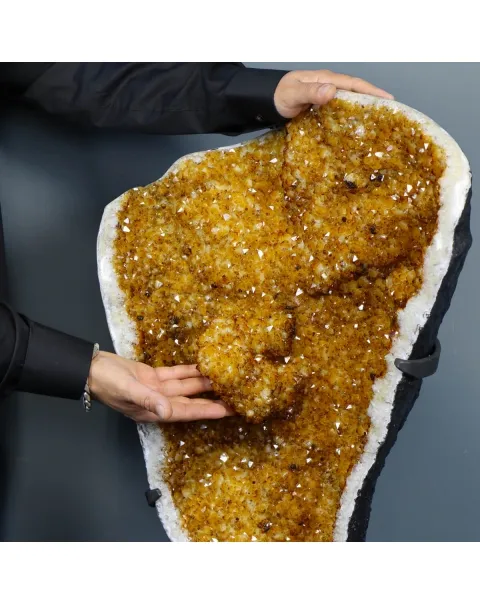 Geode di Quarzo Citrino