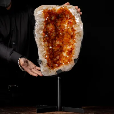 Geode di Quarzo Citrino 