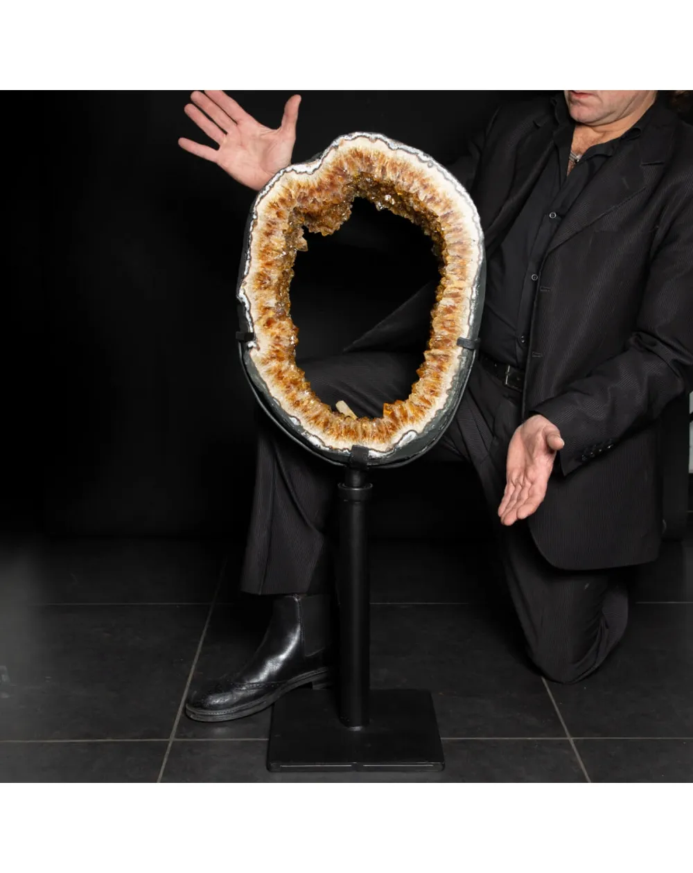 Geode Quarzo Citrino