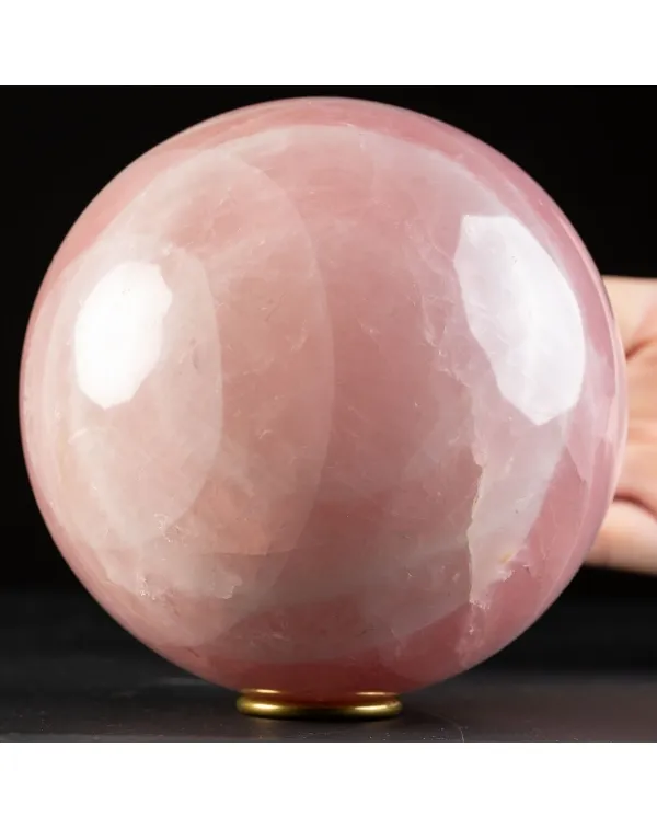 Sfera di Quarzo Rosa