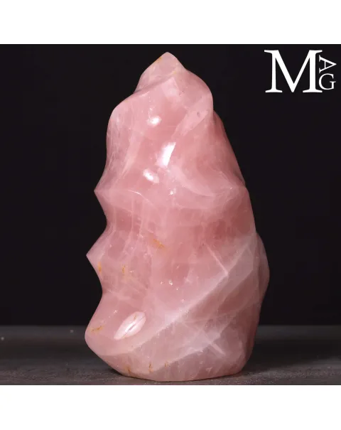 Quarzo Rosa – Intaglio a Fiamma