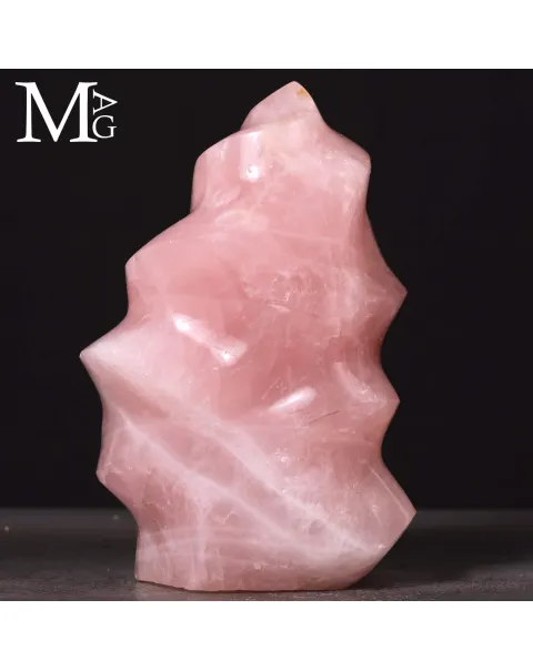 Quarzo Rosa – Intaglio a Fiamma