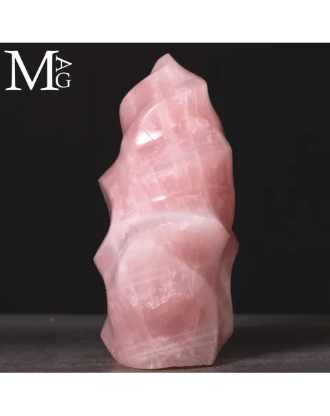 Quarzo Rosa – Intaglio a Fiamma