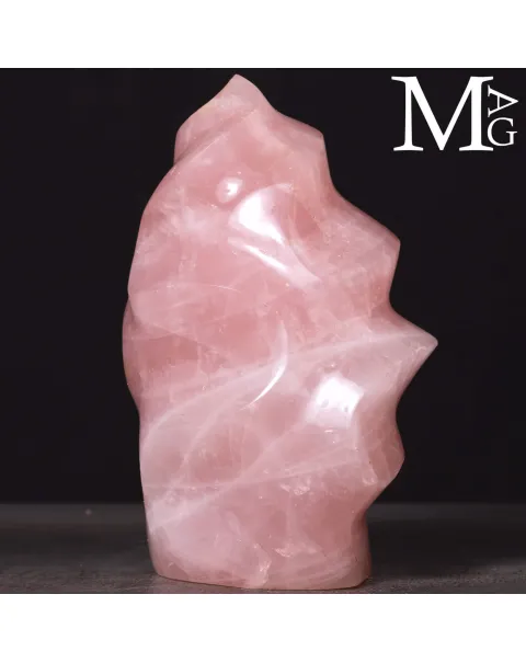 Quarzo Rosa – Intaglio a Fiamma