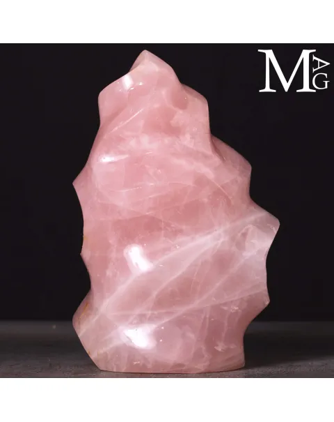 Quarzo Rosa – Intaglio a Fiamma