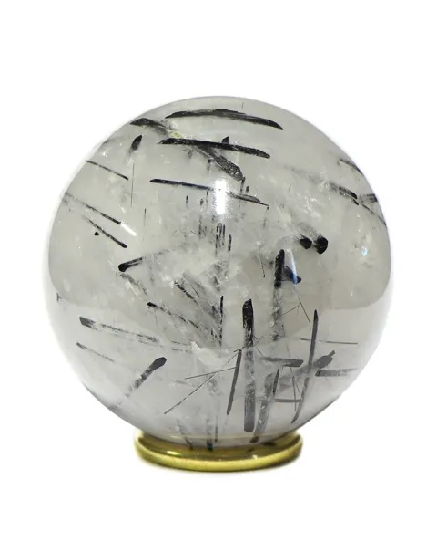 Sfera in Quarzo Tormalinato