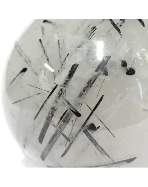 Sfera in Quarzo Tormalinato