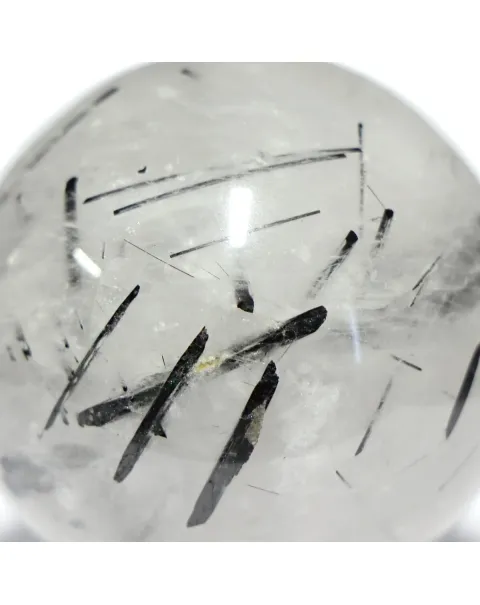 Sfera in Quarzo Tormalinato