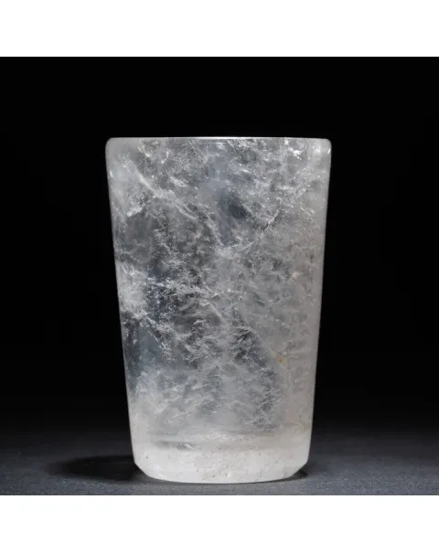 Bicchiere di Quarzo dell'Himalaya - Unico e Potente.
