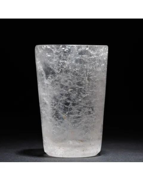 Bicchiere di Quarzo dell'Himalaya - Unico e Potente.