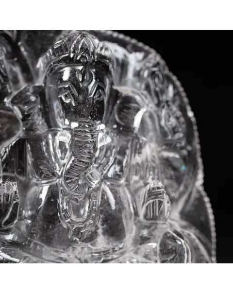 Statua Lord Ganesh in Quarzo 