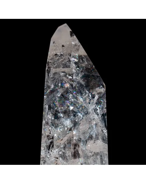 Obelisco di Cristallo di Quarzo Trasparente 