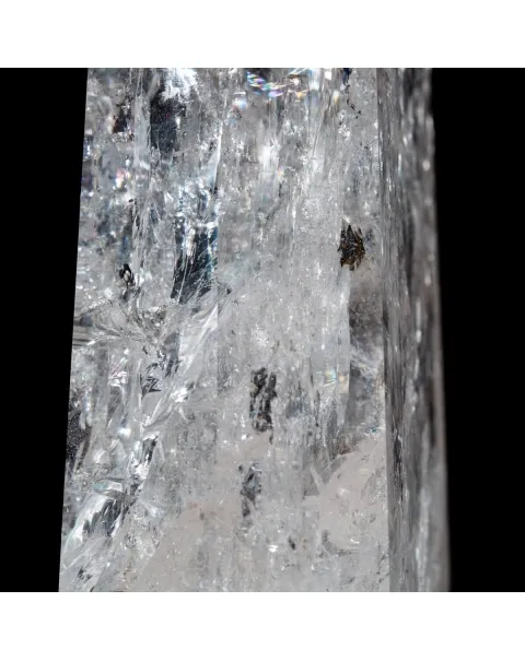 Obelisco di Cristallo di Quarzo Trasparente 